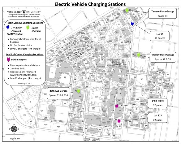 Vanderbilt Smart Station Map Parking