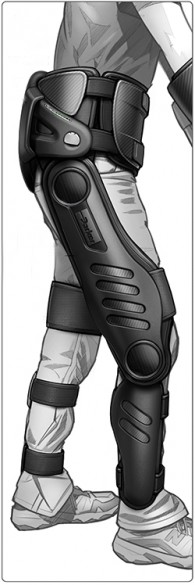 Parker-Hannifin design concept for the commercial version of the exoskeleton.