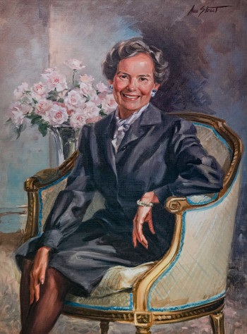 Portrait of Anne Potter Wilson (created by Ann Street, photograph by John Russell/Vanderbilt University)