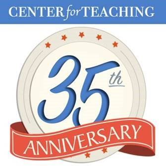 Center for Teaching 35th anniversary logo