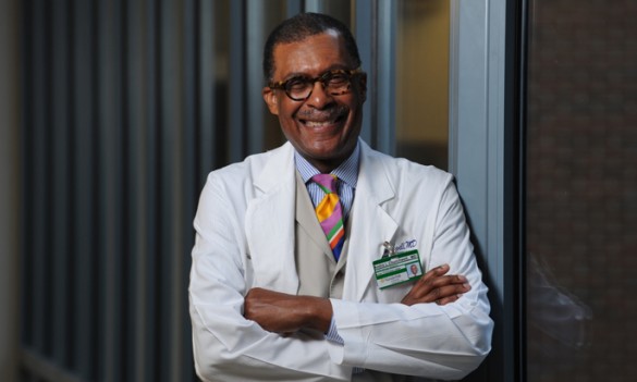 Andre Churchwell, M.D., has been named Chief Diversity Officer for VUMC. (photo by Joe Howell)