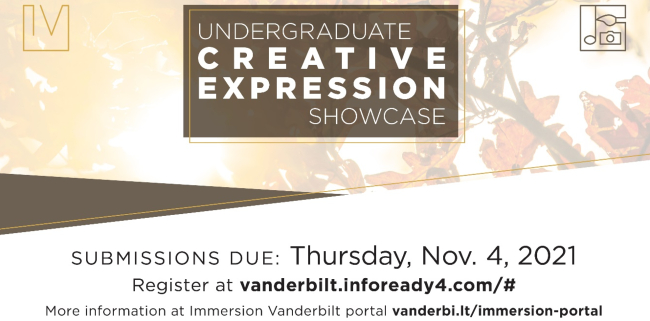 Fall 2021 Undergraduate Creative Expression Showcase