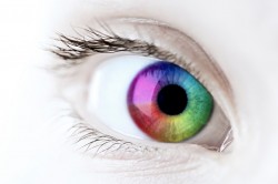 Arco iris del ojo