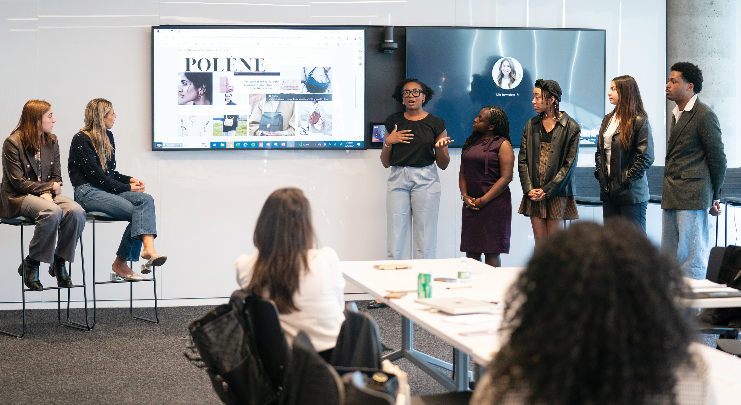 Vanderbilt students learn about the fashion and beauty industry on a spring break trek to New York City.