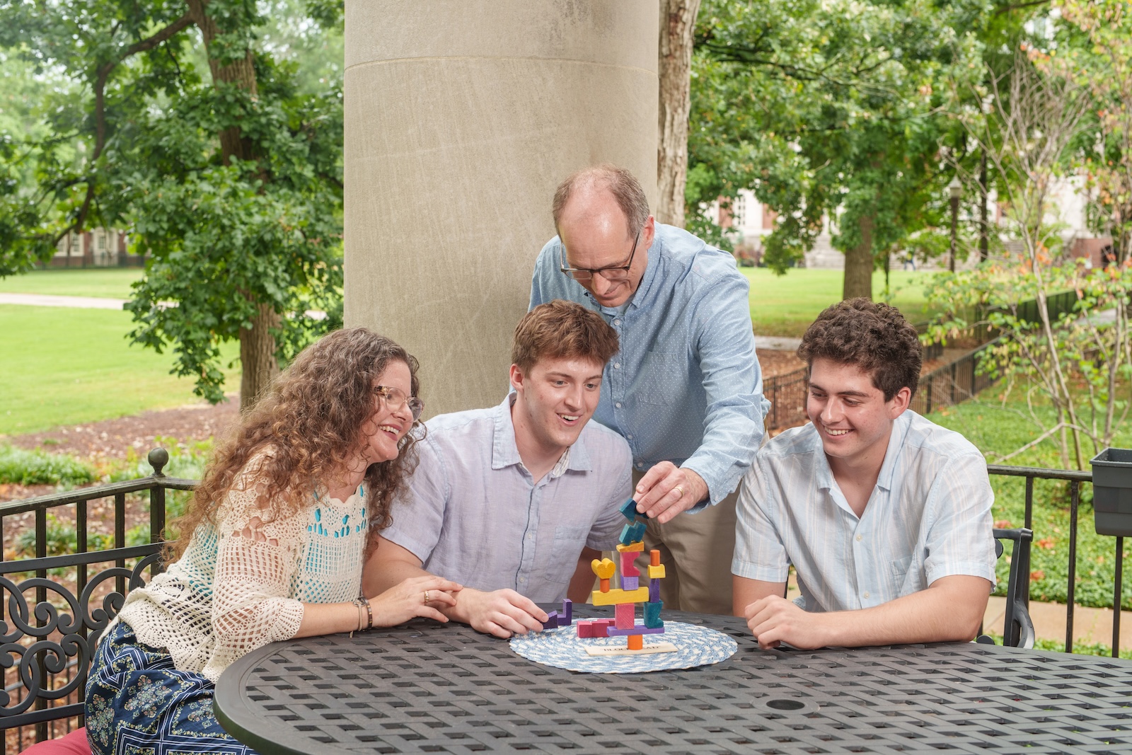 Prof. Andrew Finch and his family