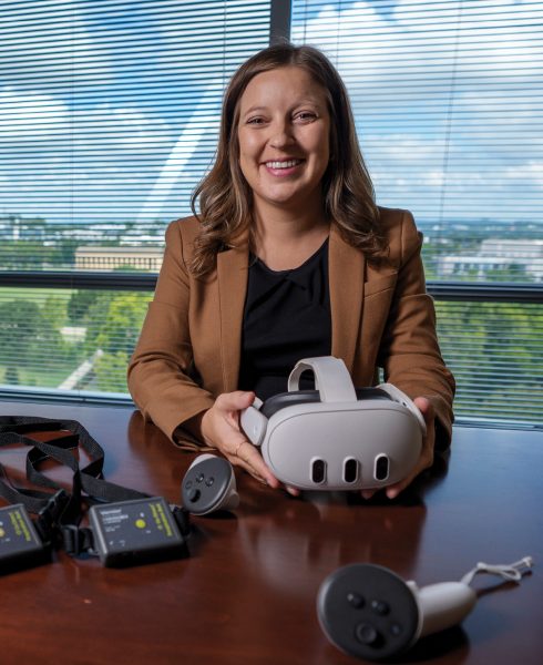 Megan Salwei holds BReaTHS