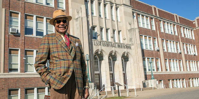 Dr. Andre L. Churchwell at Nashville's East High School