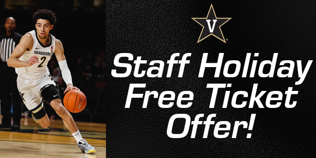 Staff holiday free ticket offer