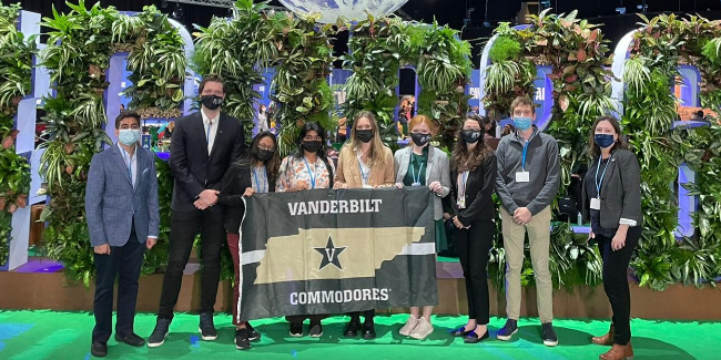 Vanderbilt students attend COP26 to observe climate diplomacy in action