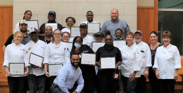 In its second year, the Culinary Academy enrichment course offered a cohort of 20 Campus Dining employees a robust curriculum of culinary skills.