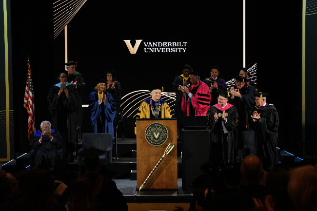 Daniel Diermeier formally installed as Vanderbilt University’s ninth chancellor
