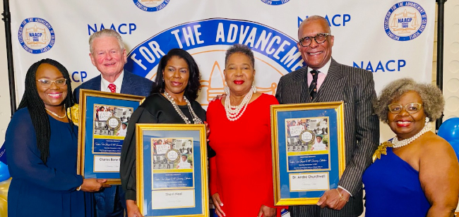 Churchwell discusses health equity with American Heart Association, receives honor from NAACP