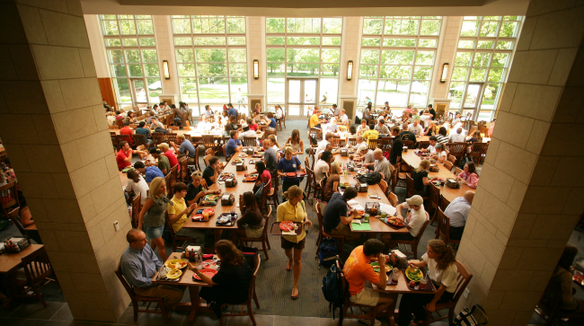 Dining room at The Commons Dining Center at Vanderbilt University