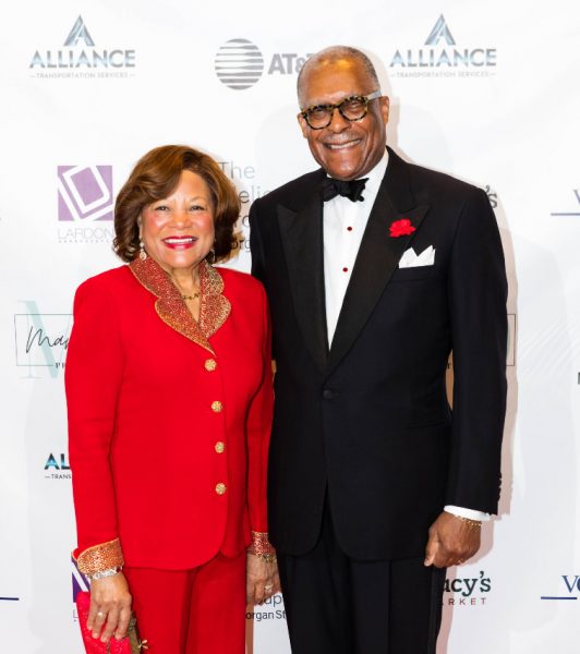 Dorothea and Dr. André Churchwell attend the Not Alone Foundation celebration Jan. 21, where he received a national award for diversity achievement.