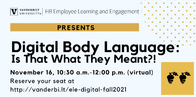 Employee Learning and Engagement: Digital Body Language
