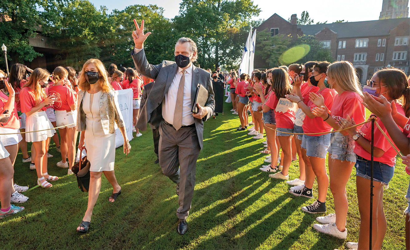 The Journey Begins: Incoming students welcomed during annual Founders Walk