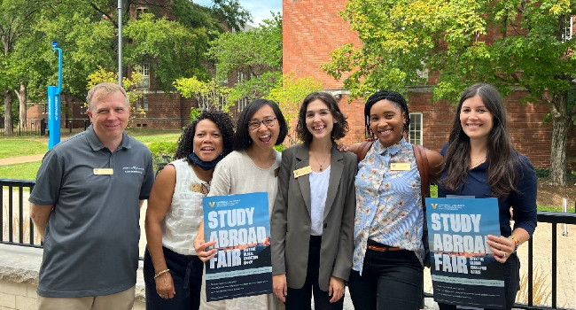 Global Education Office staff were joined by representatives from many of the university’s 140+ approved study abroad programs at the Study Abroad Fair on Aug. 30.