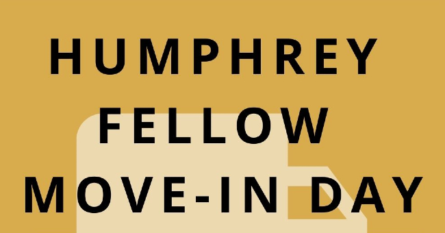 Volunteers needed for Humphrey Fellows move-in Aug. 15