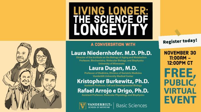 Learn about the science of longevity with Vanderbilt experts in virtual event