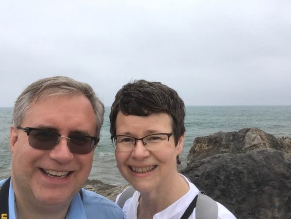 Melissa Rose and her husband Daniel Schafer in Rabat, Morocco in 2017.