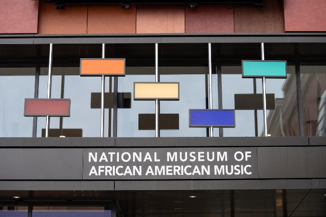 photograph of externior of National Museum of African American Music