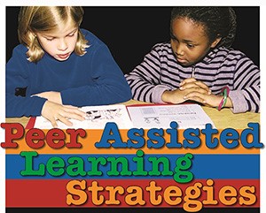 two children reading together above banner: "Peer Assisted Learning Strategies"