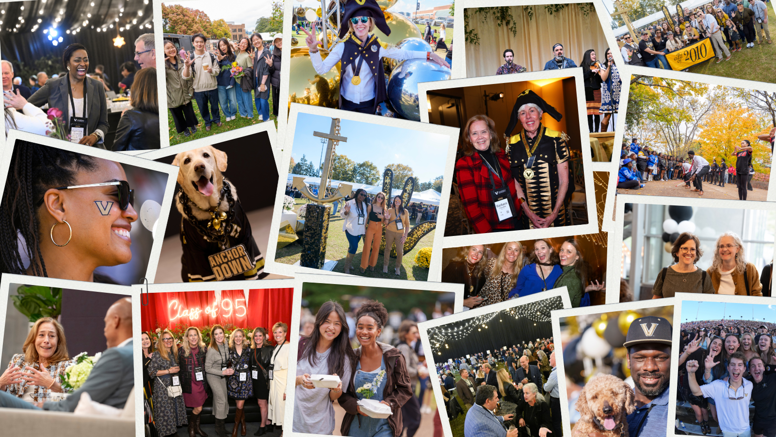 Collage of images from Reunion 2025