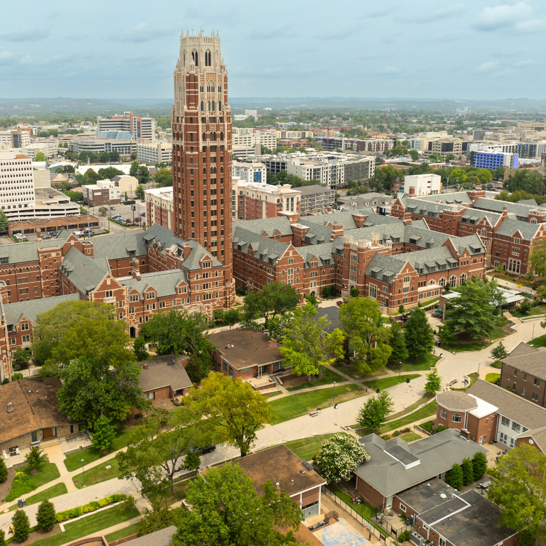 Aerial shot of West End Neighborhood.