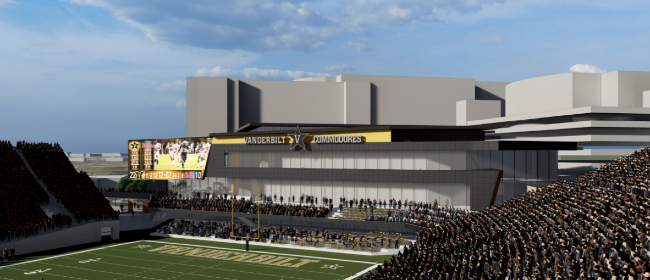 Rendering of Vanderbilt University Stadium