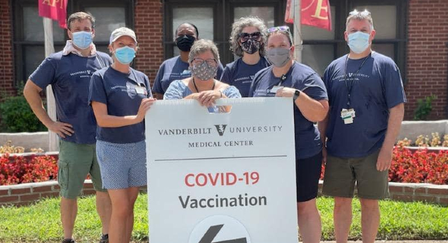 Mobile vaccine program leaders receive Vanderbilt’s Martin Luther King Jr. Award