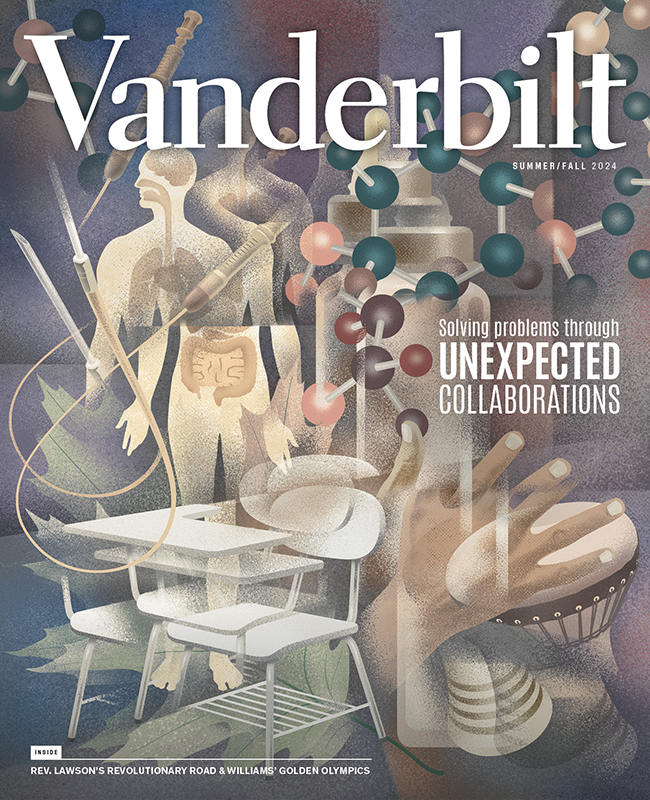 Winter/Spring 2024 Vanderbilt Magazine cover