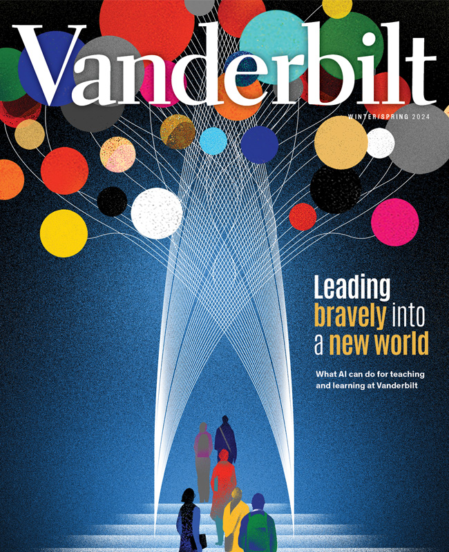 Winter/Spring 2024 Vanderbilt Magazine cover