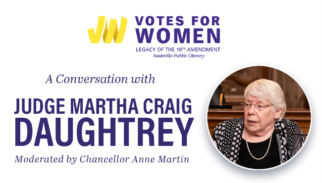 Votes for Women series featuring Martha Craig Daughtrey