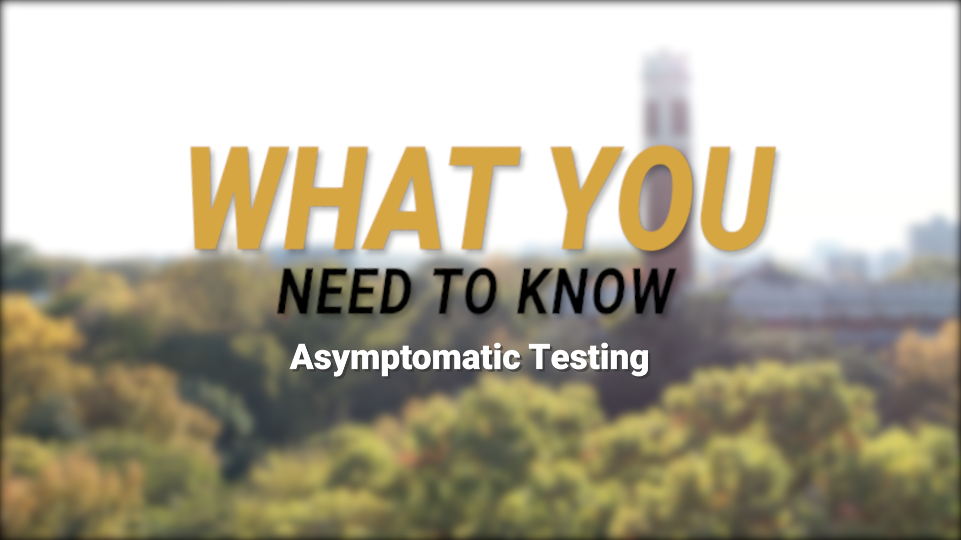 What you need to know: Why Vanderbilt is conducting asymptomatic COVID-19 testing