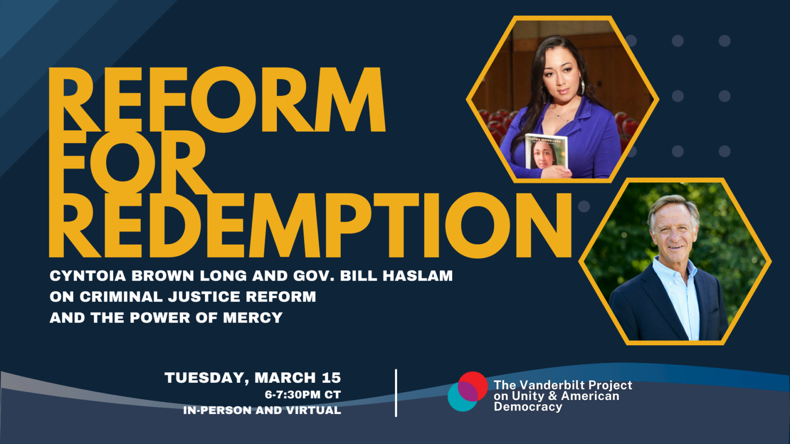 REGISTER: Author and advocate Cyntoia Brown Long, former Tennessee Gov. Bill Haslam to discuss criminal justice reform | News