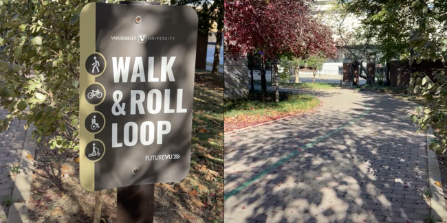 New segment of Walk & Roll Loop opens on campus