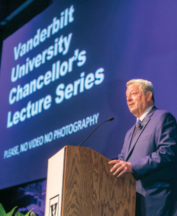 photo of Al Gore at a podium