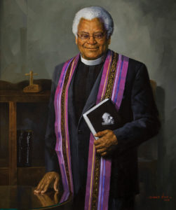 Portrait of Rev. James Lawson by Simmie Knox