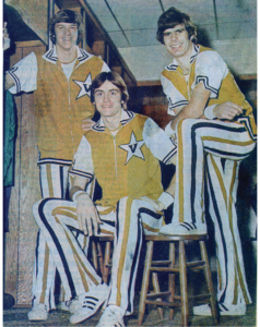 The “F-Troop” (left to right): Butch Feher, BA’76; Jeff Fosnes, BA’76, MD’80; and Joe Ford, BA’76 (VANDERBILT ATHLETICS)