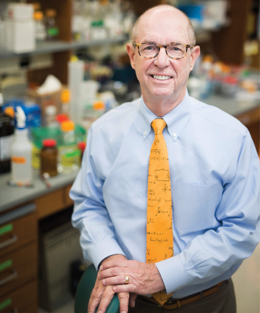 Professor Larry Marnett is Vanderbilt University School of Medicine’s first dean of basic sciences. An unusual administrative structure among schools of medicine, its creation is an answer, in part, to decreased federal funding for the basic sciences and changes in the health care market. (SUSAN URMY)