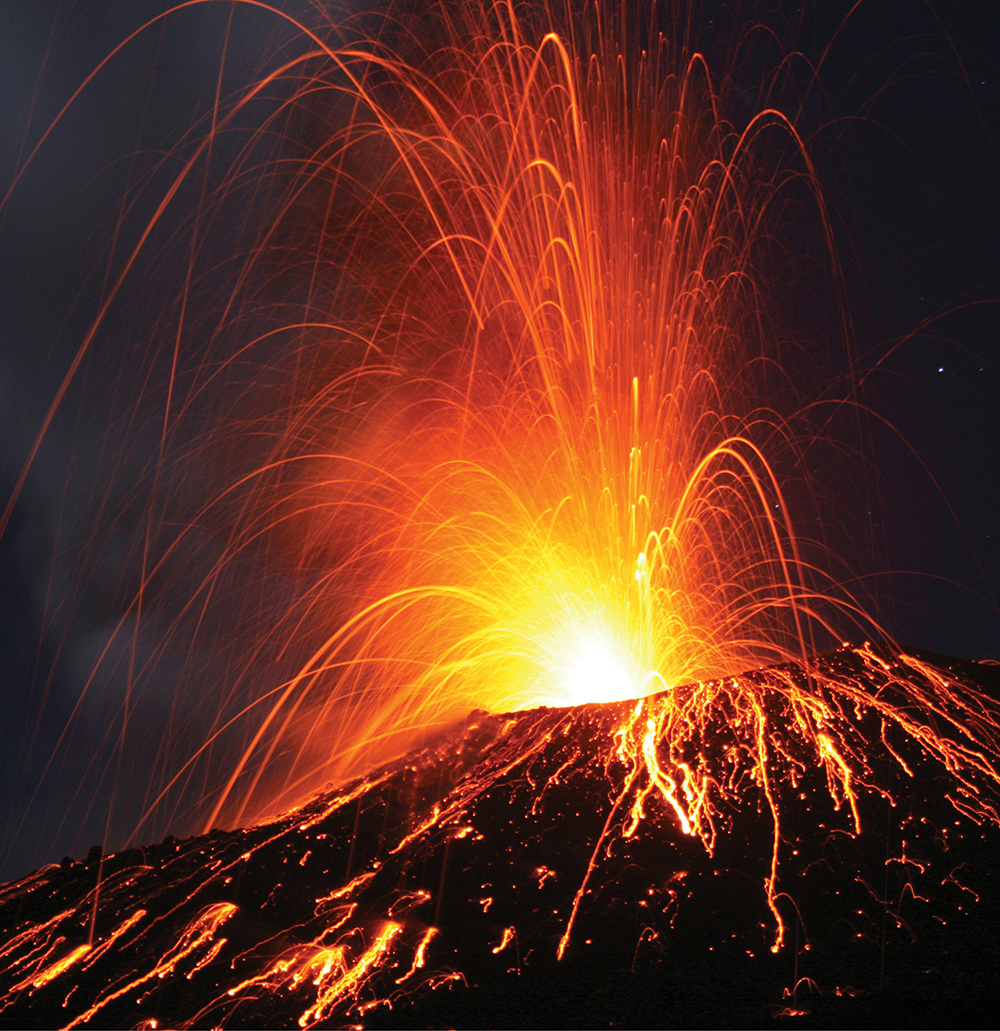 case study of a recent volcanic eruption