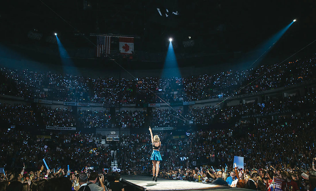 Taylor Swift performed two sold-out shows in Nashville’s Bridgestone Arena Sept. 25–26. (BOSLEY JARRETT)