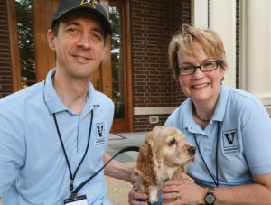 Vanessa Beasley and her husband, Trey, BA'88