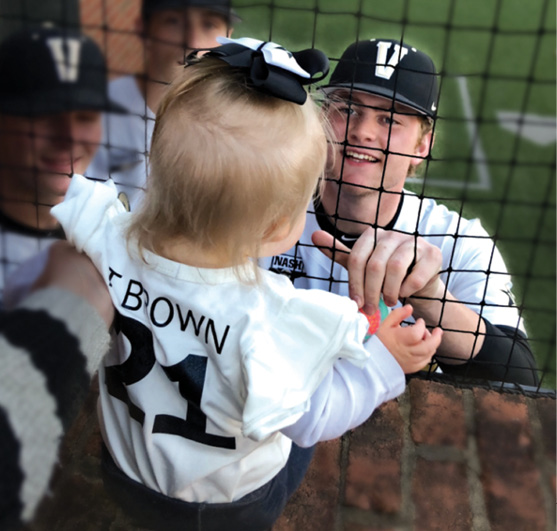 Wholehearted: Pitcher Tyler Brown and his 1-year-old daughter, Bella, both  fight to overcome long odds