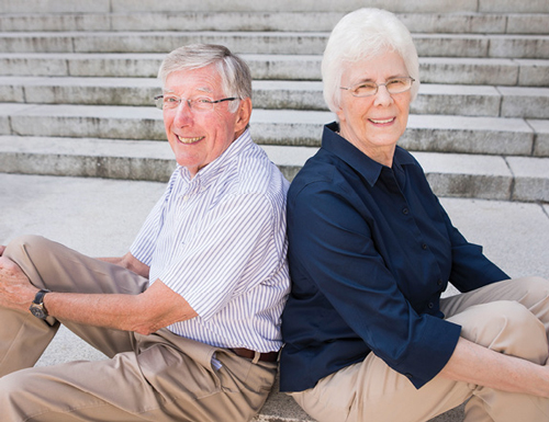 Charles Brau and Virginia Shepherd, photo by Susan Urmy