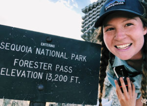 photo of Vivian Saxon in Sequoia National Park