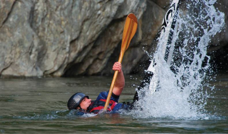 photo of Scott Muller kayaking